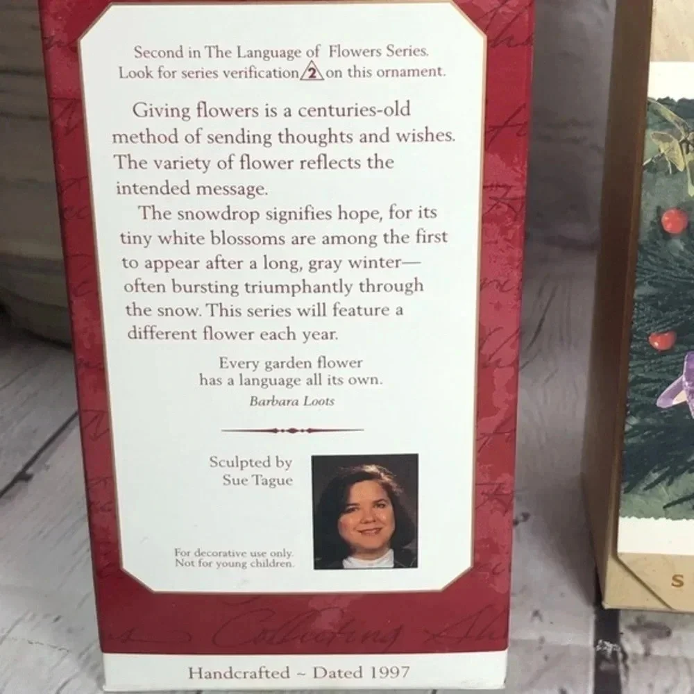 Hallmark keepsake vintage language of flowers